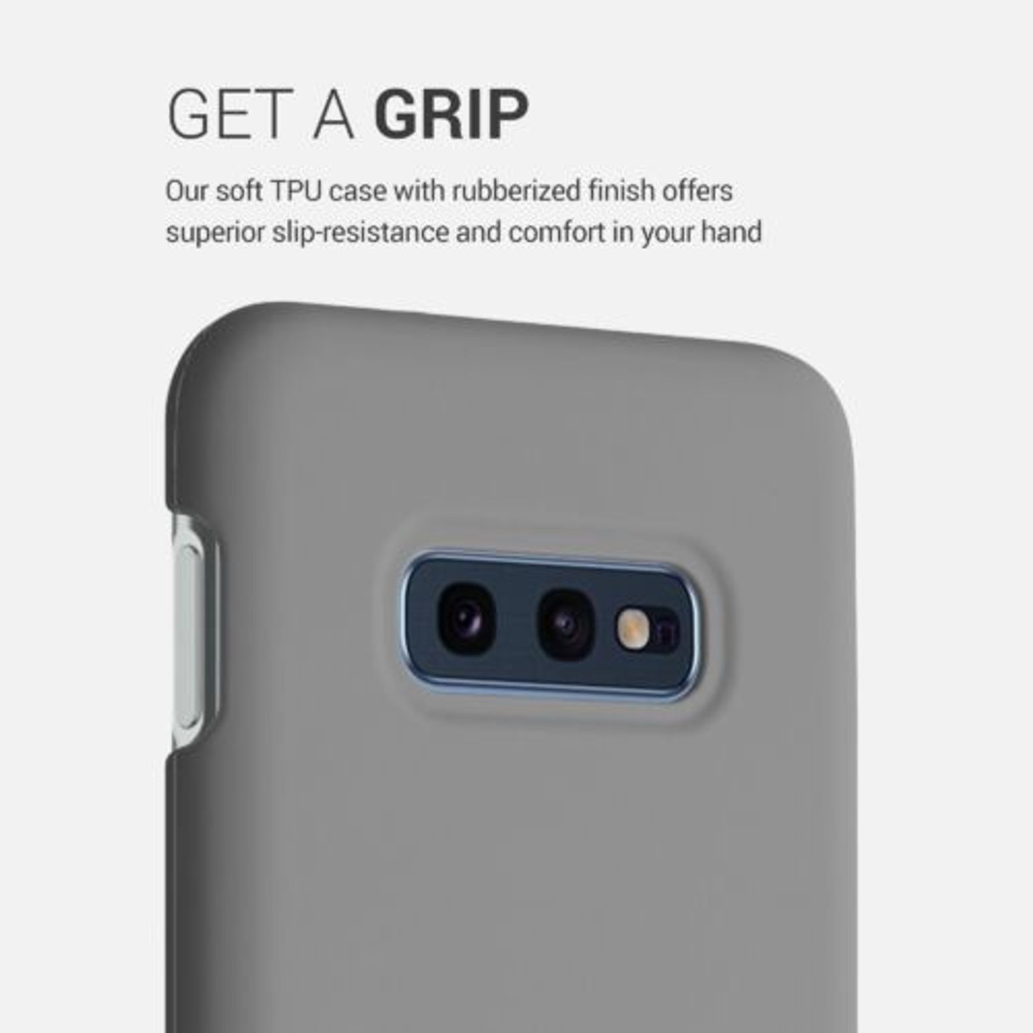 Husa pentru Samsung Galaxy S10e, Silicon, Gri, 47944.155 fotografia produsului View 4 L