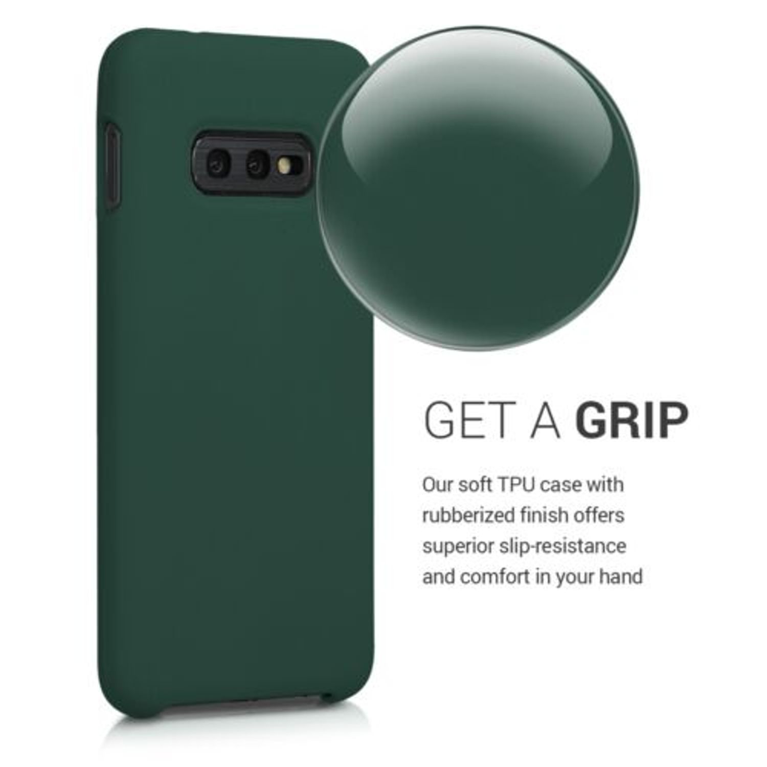 Husa pentru Samsung Galaxy S10e, Silicon, Verde, 47944.169 fotografia produsului View 4 L