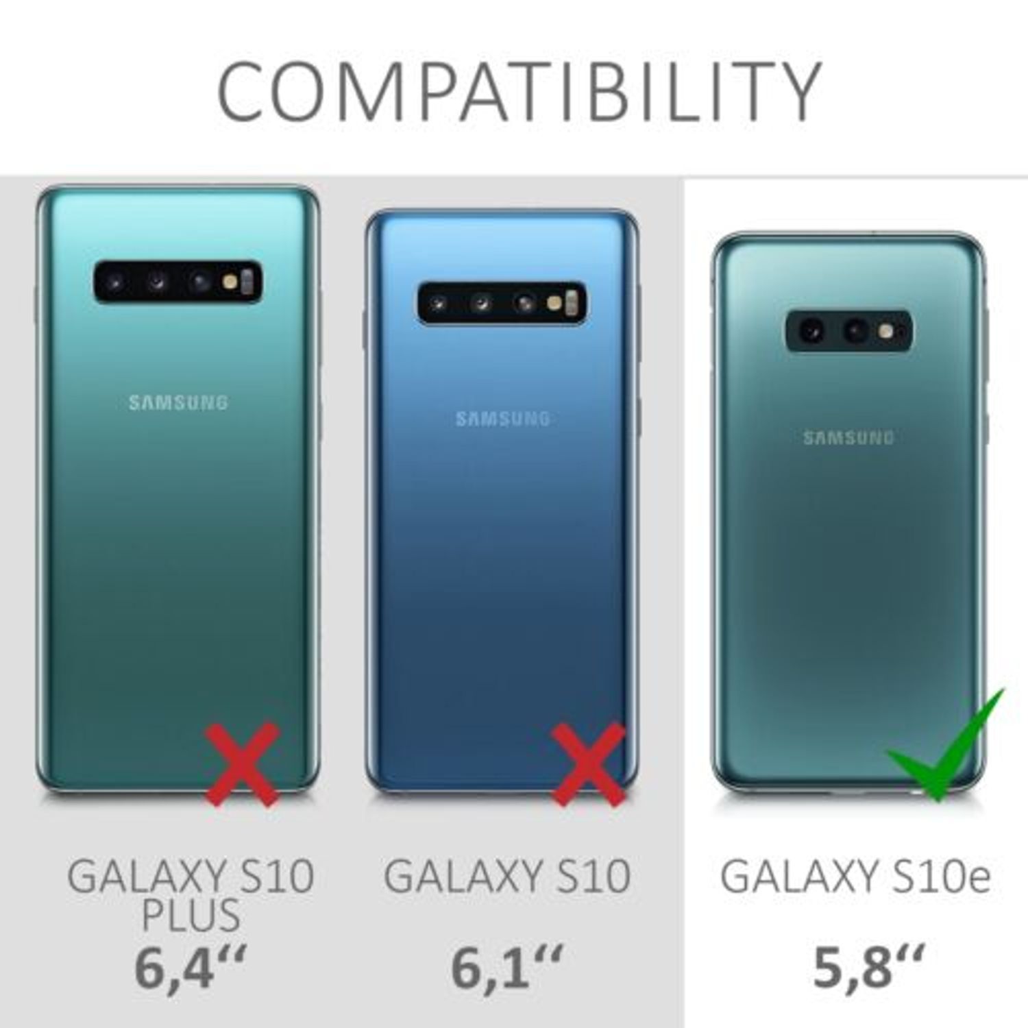 Husa pentru Samsung Galaxy S10e, Silicon, Transparent, 48295.03 fotografia produsului View 6 L
