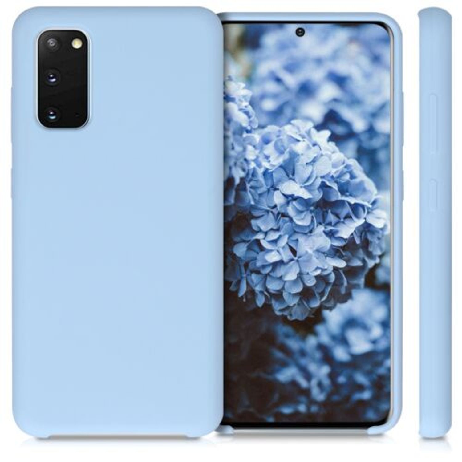 Husa pentru Samsung Galaxy S20, Silicon, Albastru, 51236.58 fotografia produsului View 2 L