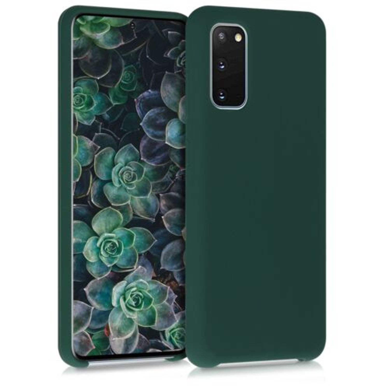 Husa pentru Samsung Galaxy S20, Silicon, Verde, 51236.169 fotografia produsului