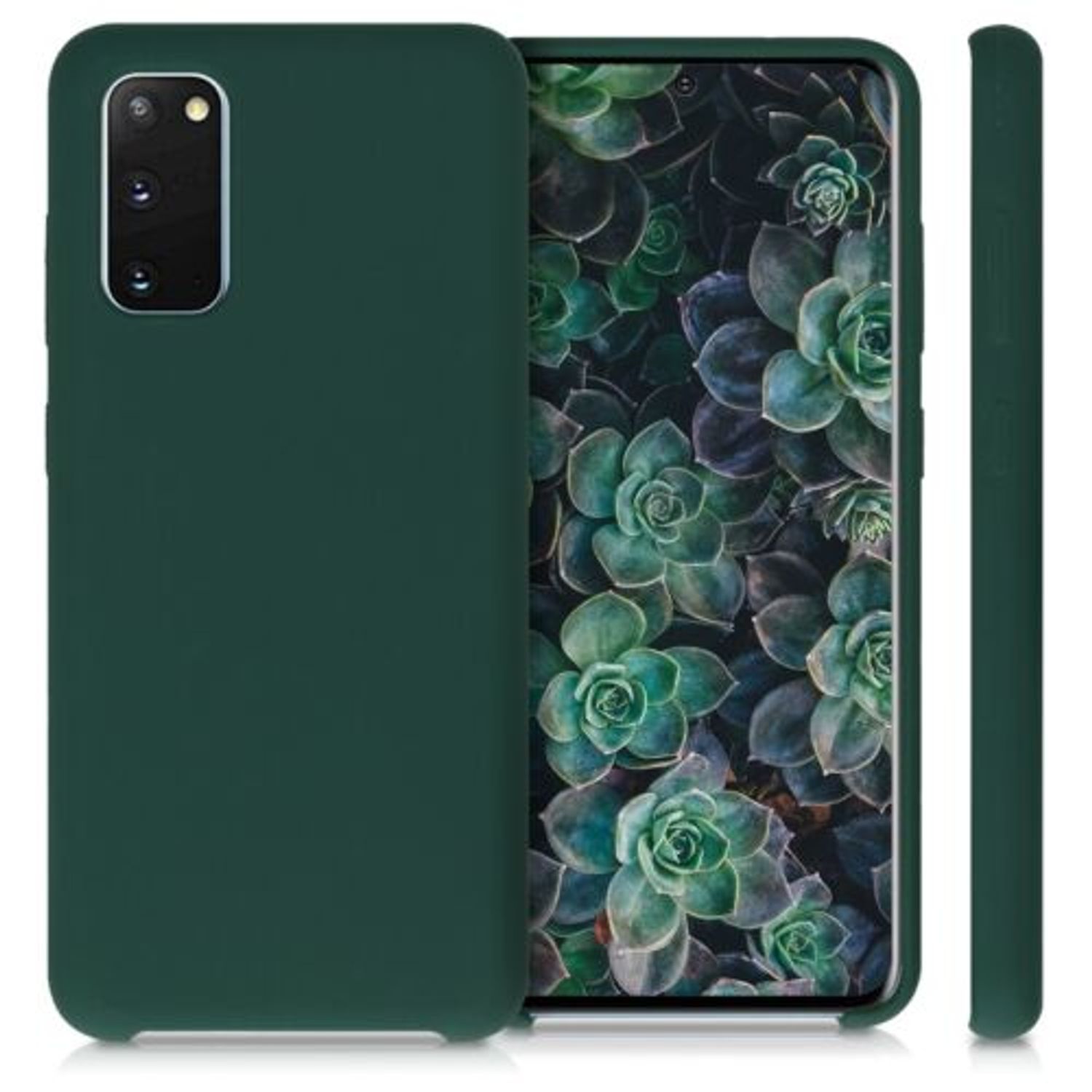 Husa pentru Samsung Galaxy S20, Silicon, Verde, 51236.169 fotografia produsului View 2 L