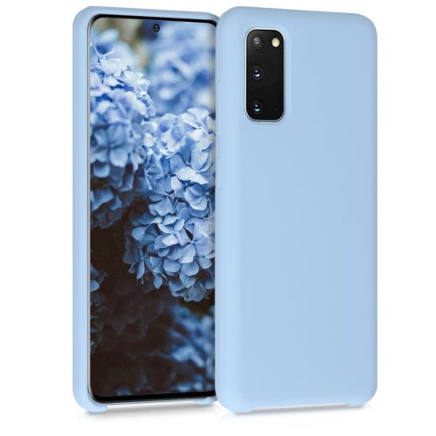 Husa pentru Samsung Galaxy S20, Silicon, Albastru, 51236.58 fotografia produsului