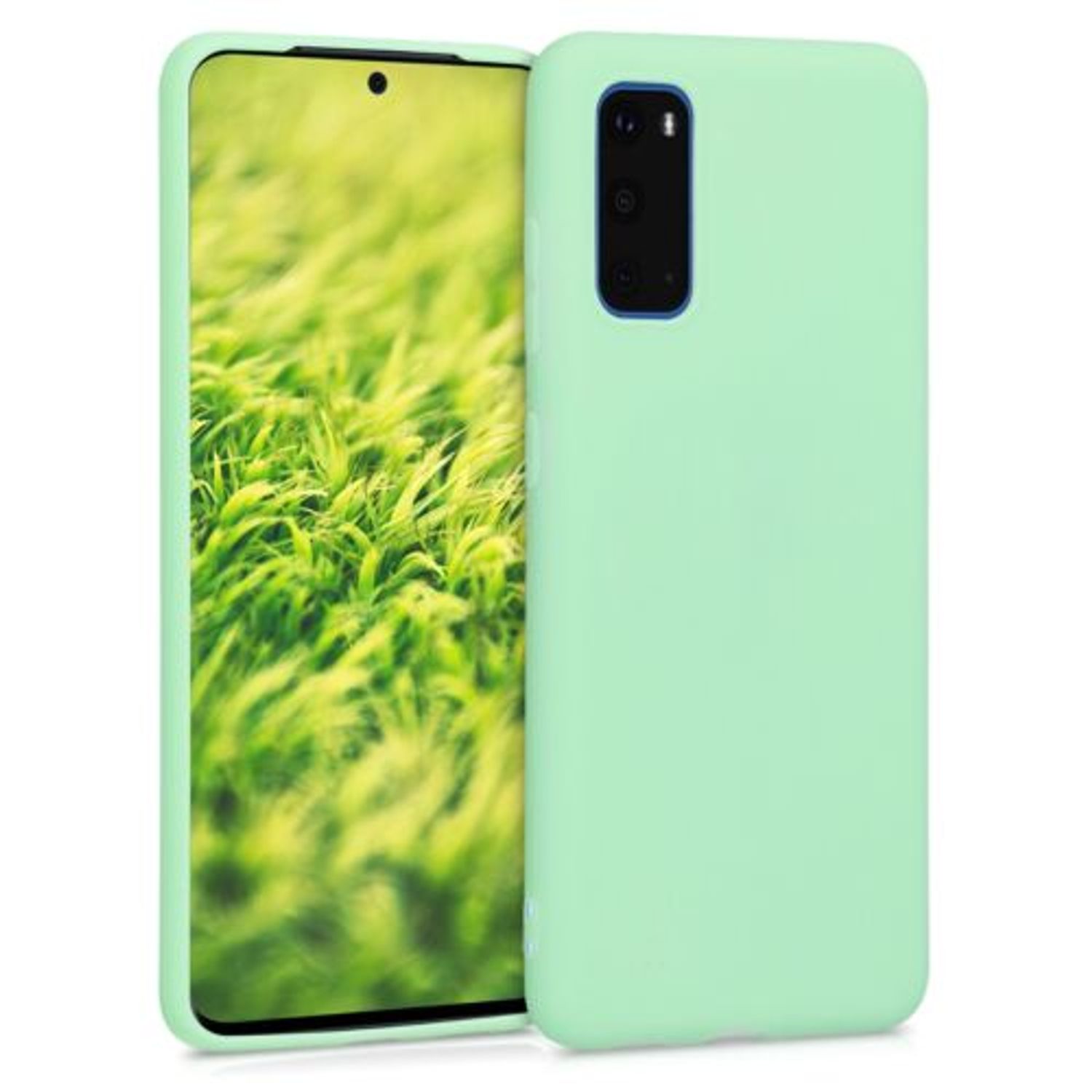 Husa pentru Samsung Galaxy S20, Silicon, Verde, 51235.50 fotografia produsului