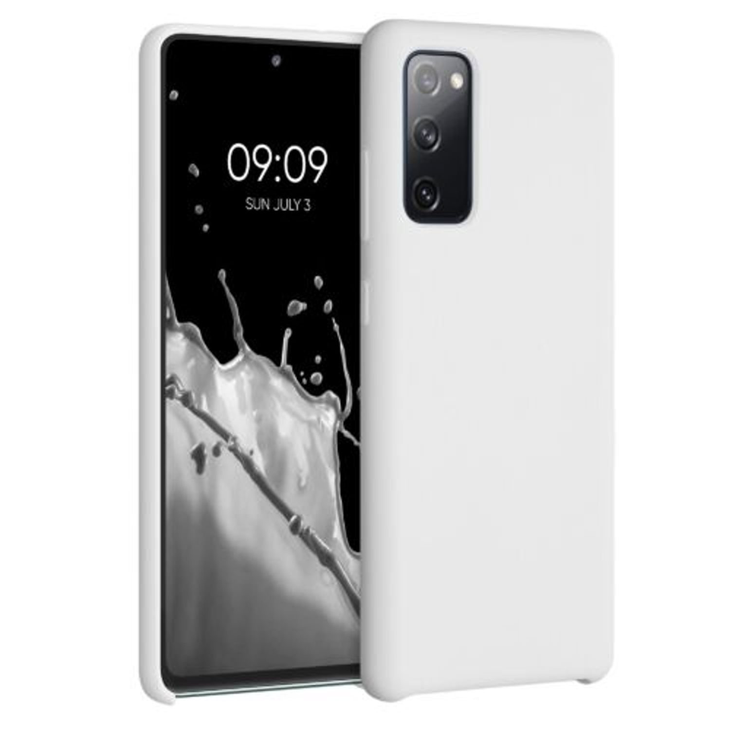 Husa pentru Samsung Galaxy S20 FE, Silicon, Alb, 53605.48 fotografia produsului