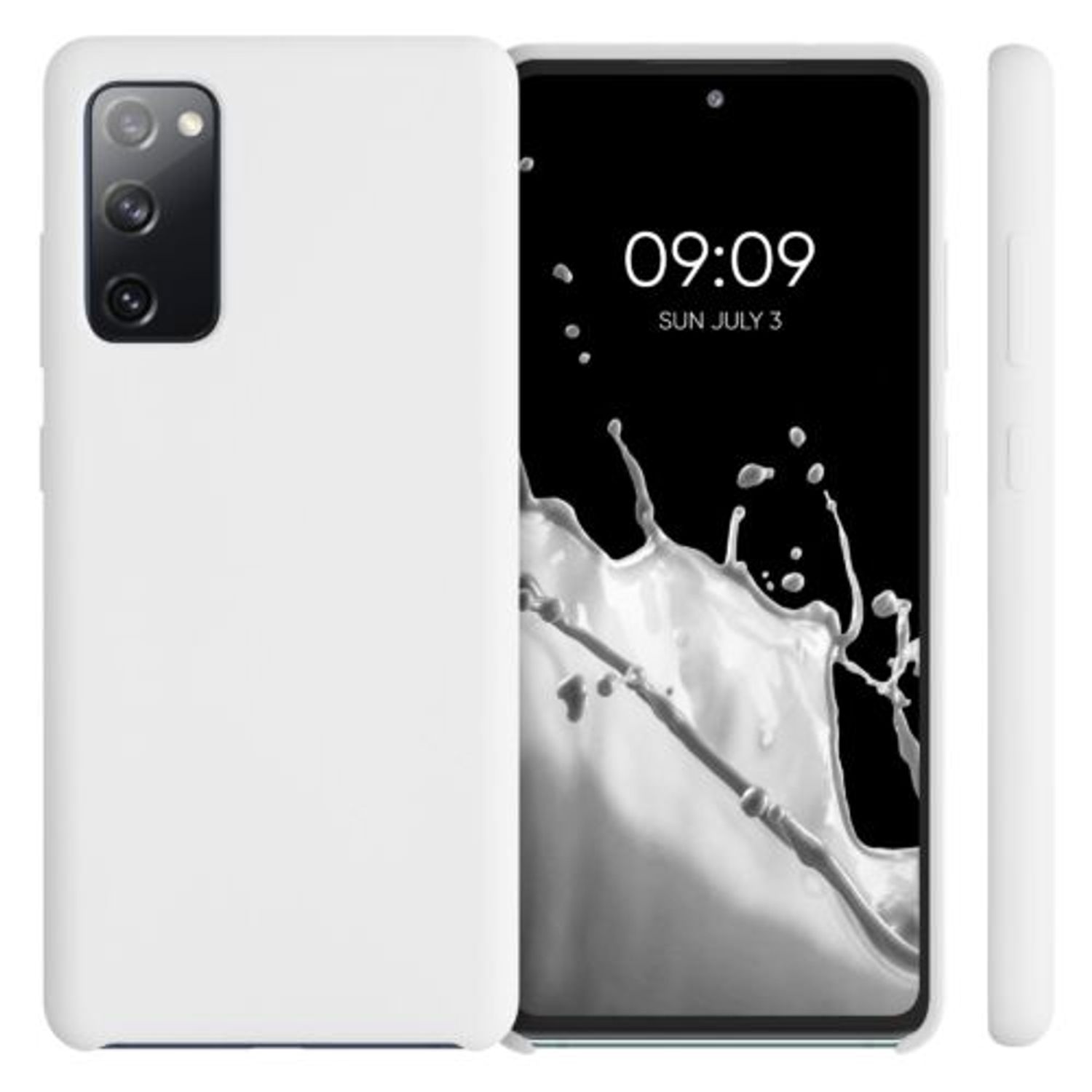 Husa pentru Samsung Galaxy S20 FE, Silicon, Alb, 53605.48 fotografia produsului View 2 L