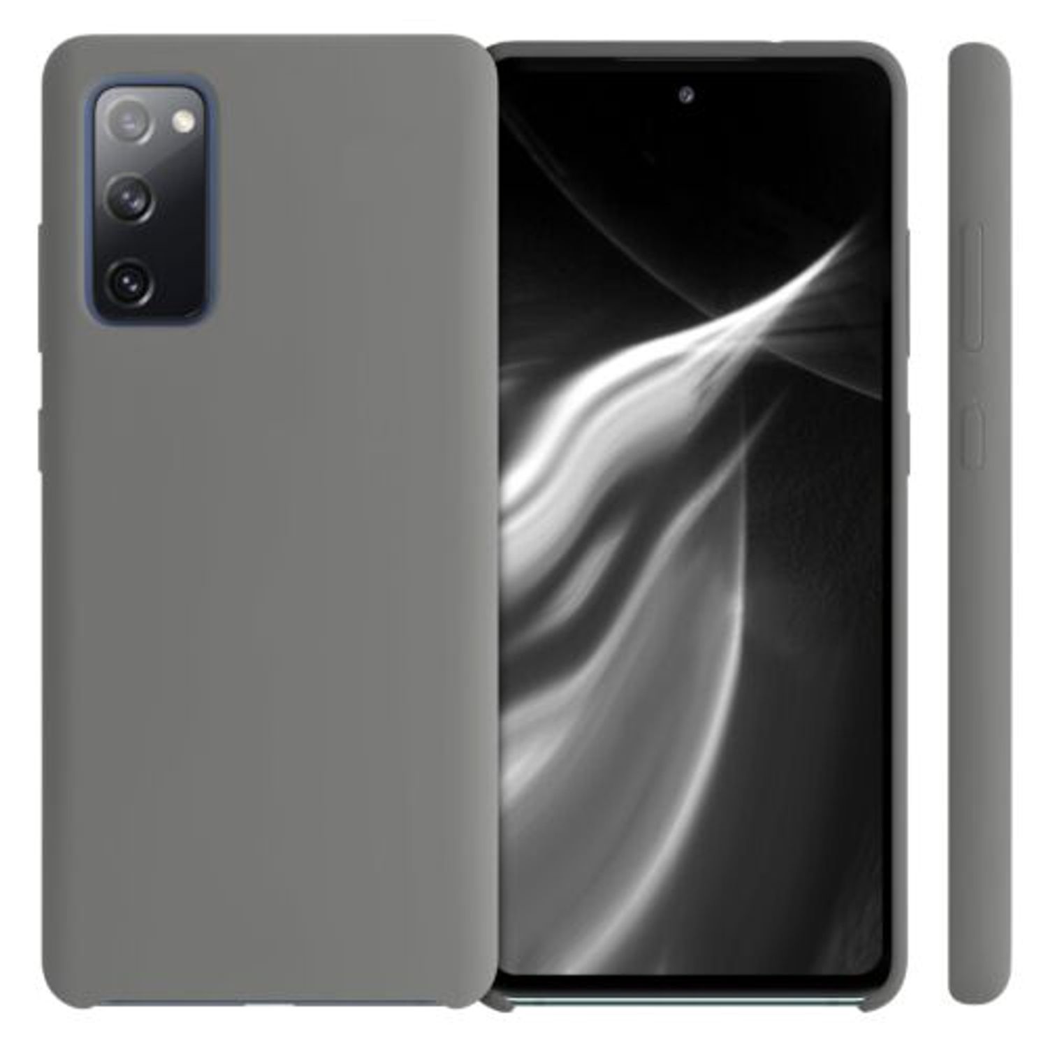Husa pentru Samsung Galaxy S20 FE, Silicon, Gri, 53605.155 fotografia produsului View 2 L