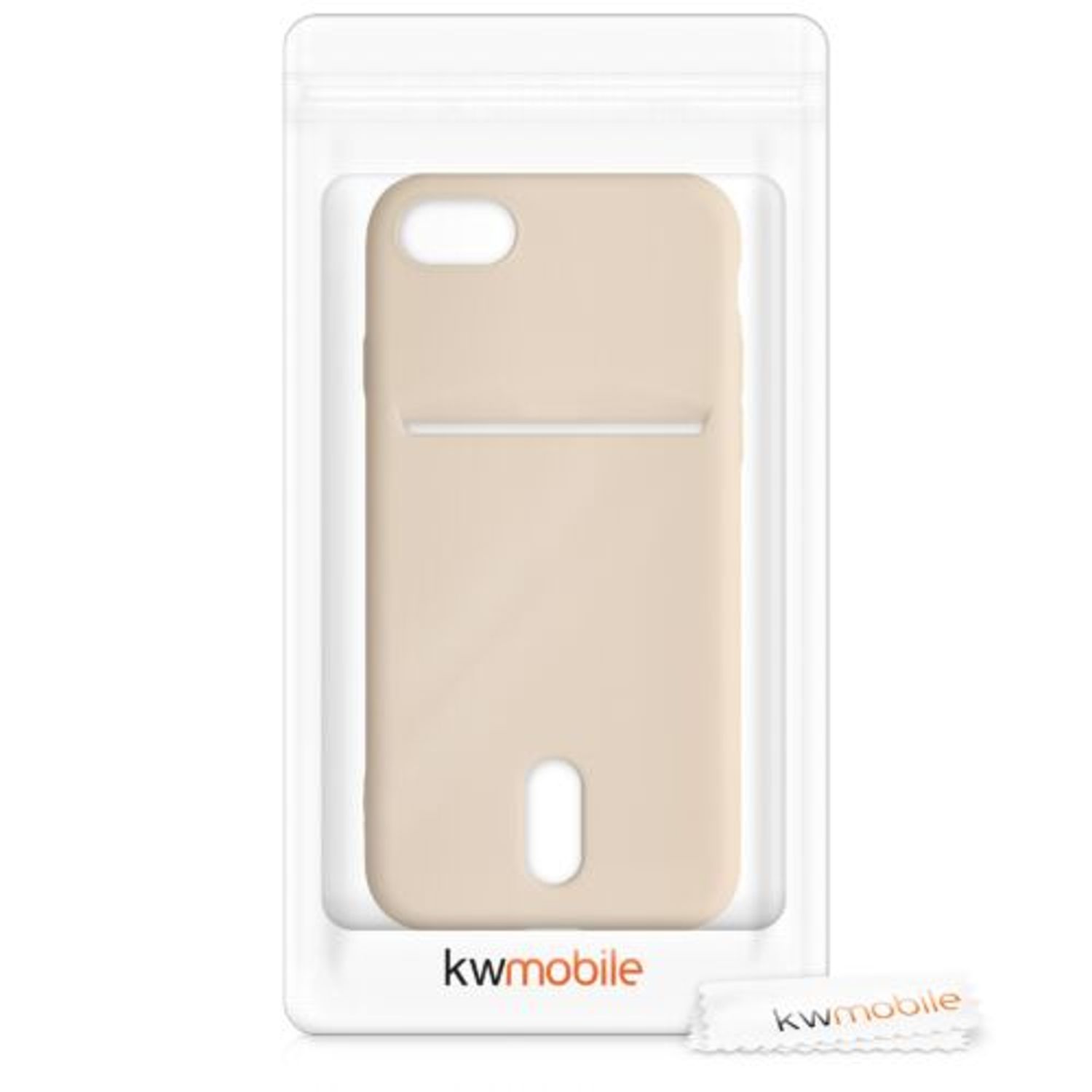 Husa pentru iPhone 8/iPhone 7/iPhone SE 2, Silicon, Crem, 49100.154 fotografia produsului View 7 L
