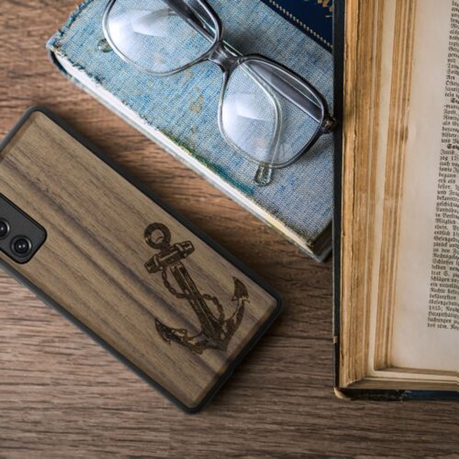 Husa pentru Samsung Galaxy S20 FE, Lemn, Maro, 54370.06 fotografia produsului View 5 L