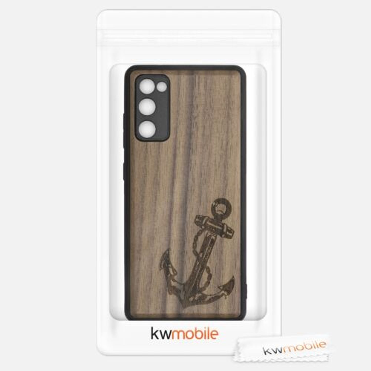 Husa pentru Samsung Galaxy S20 FE, Lemn, Maro, 54370.06 fotografia produsului View 6 L