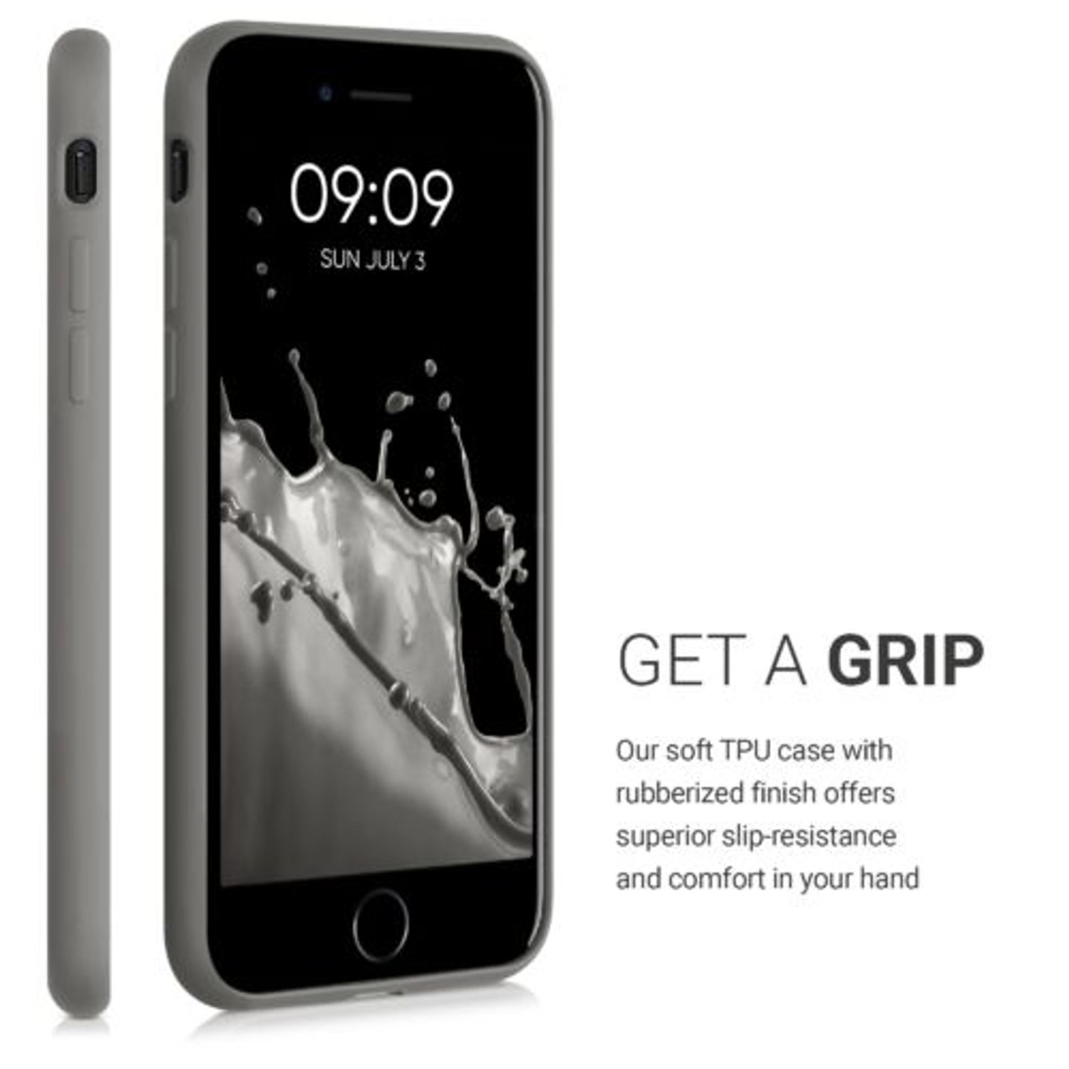 Husa pentru iPhone 8/iPhone 7/iPhone SE 2, Silicon, Gri, 49100.155 fotografia produsului View 16 L