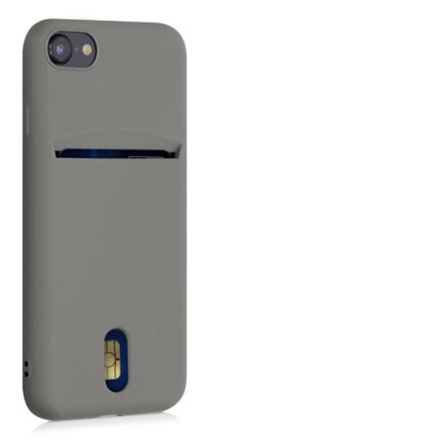 Husa pentru iPhone 8/iPhone 7/iPhone SE 2, Silicon, Gri, 49100.155 fotografia produsului View 13 L