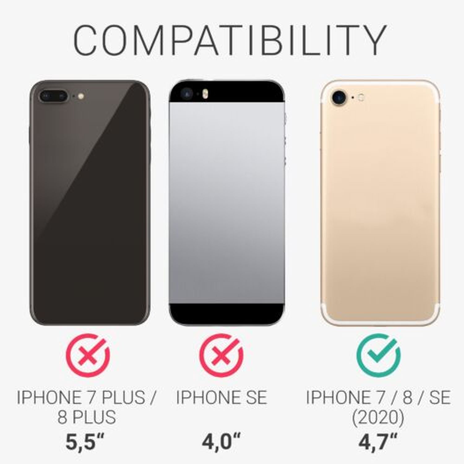 Husa pentru iPhone 8/iPhone 7/iPhone SE 2, Silicon, Gri, 49100.155 fotografia produsului View 15 L