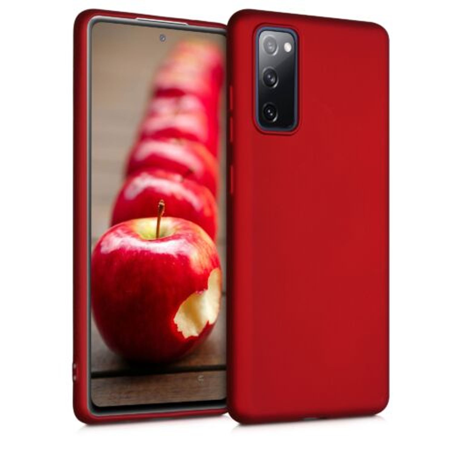 Husa pentru Samsung Galaxy S20 FE, Silicon, Rosu, 53930.36 fotografia produsului