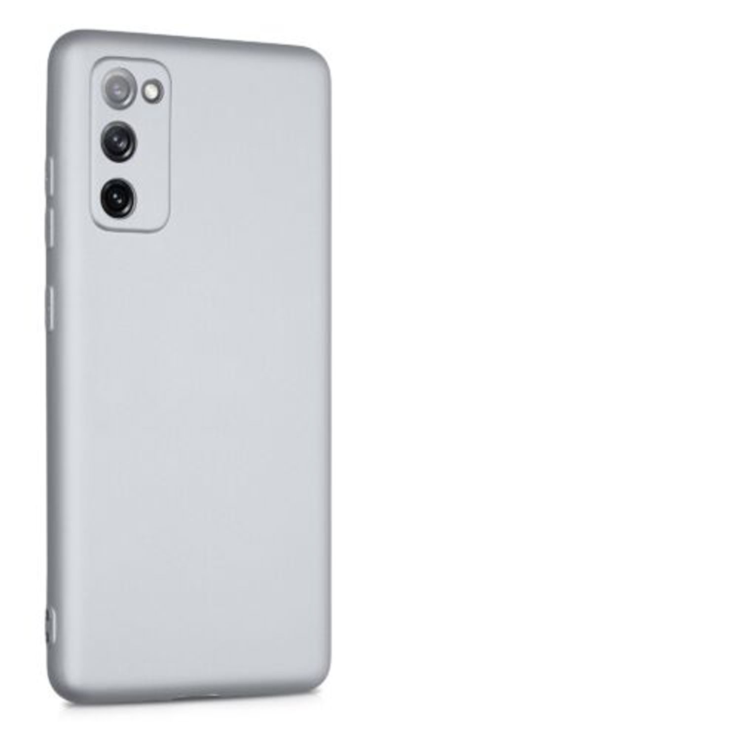 Husa pentru Samsung Galaxy S20 FE, Silicon, Silver, 53930.67 fotografia produsului View 7 L