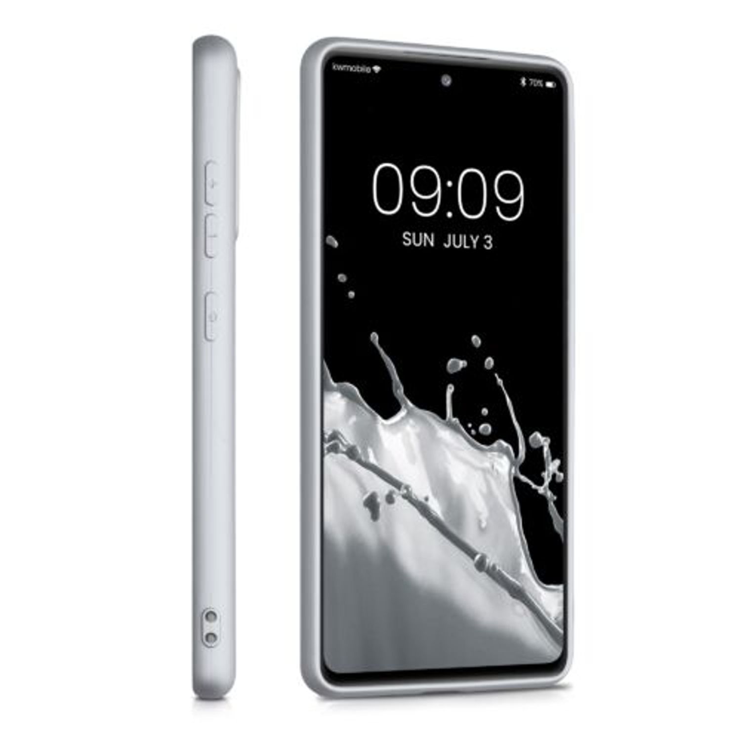 Husa pentru Samsung Galaxy S20 FE, Silicon, Silver, 53930.67 fotografia produsului View 4 L
