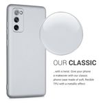 Husa pentru Samsung Galaxy S20 FE, Silicon, Silver, 53930.67 fotografia produsului View 5 S