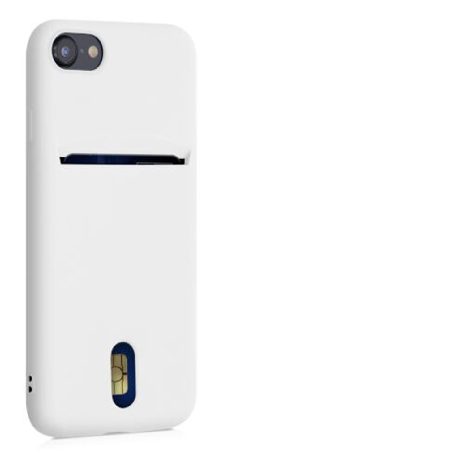 Husa pentru Apple iPhone 8/iPhone 7/iPhone SE 2, Silicon, Alb, 49100.02 fotografia produsului View 7 L