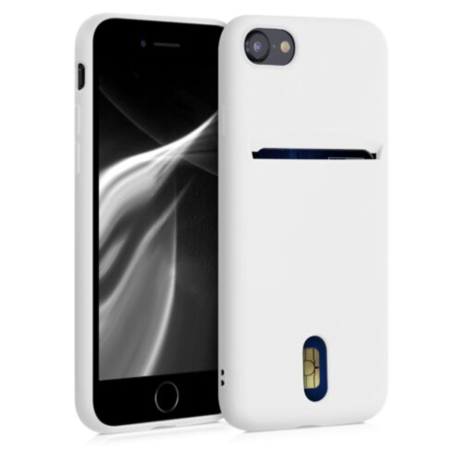 Husa pentru Apple iPhone 8/iPhone 7/iPhone SE 2, Silicon, Alb, 49100.02 fotografia produsului