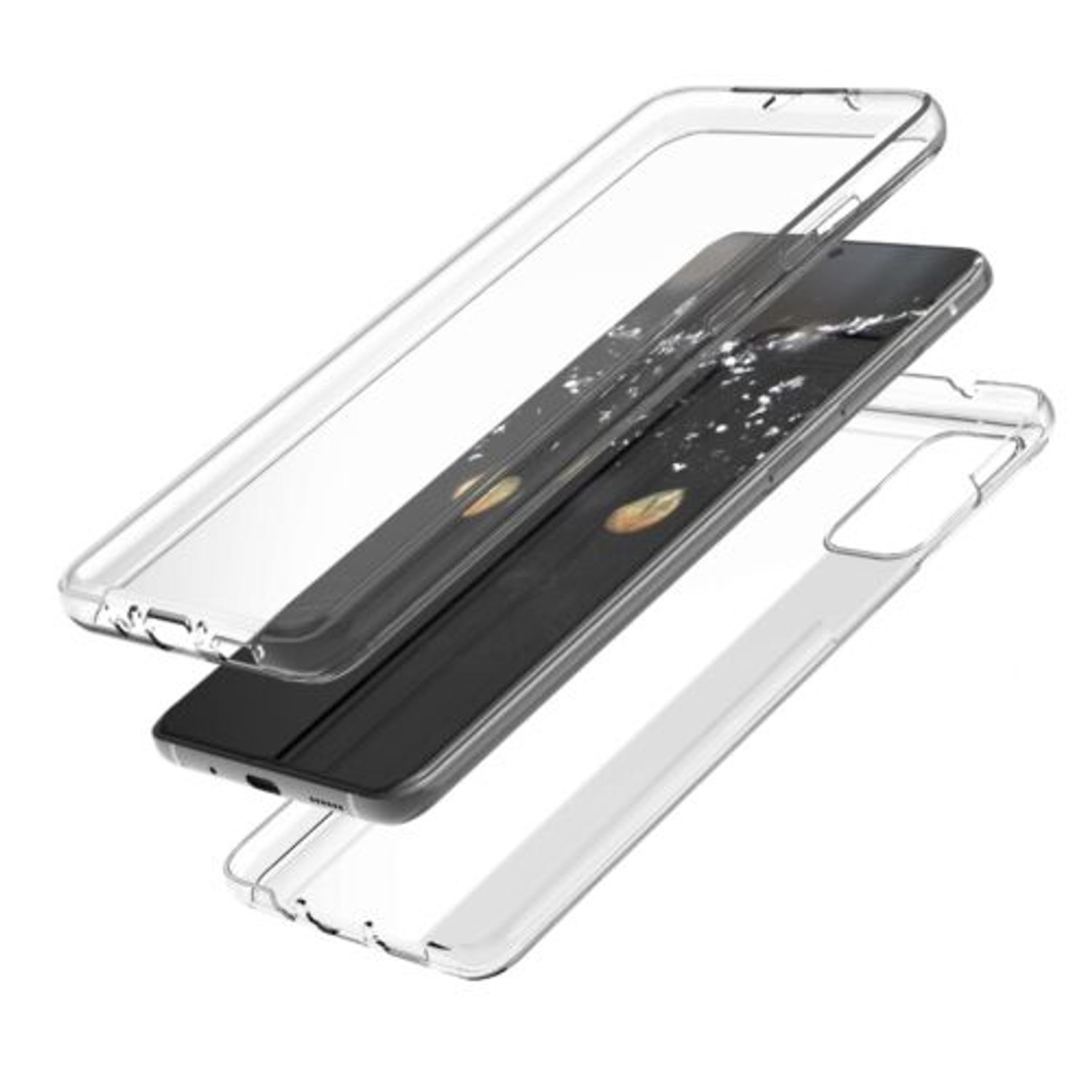 Husa pentru Samsung Galaxy S20 Plus, Silicon, Transparent, 51222.03 fotografia produsului View 2 L