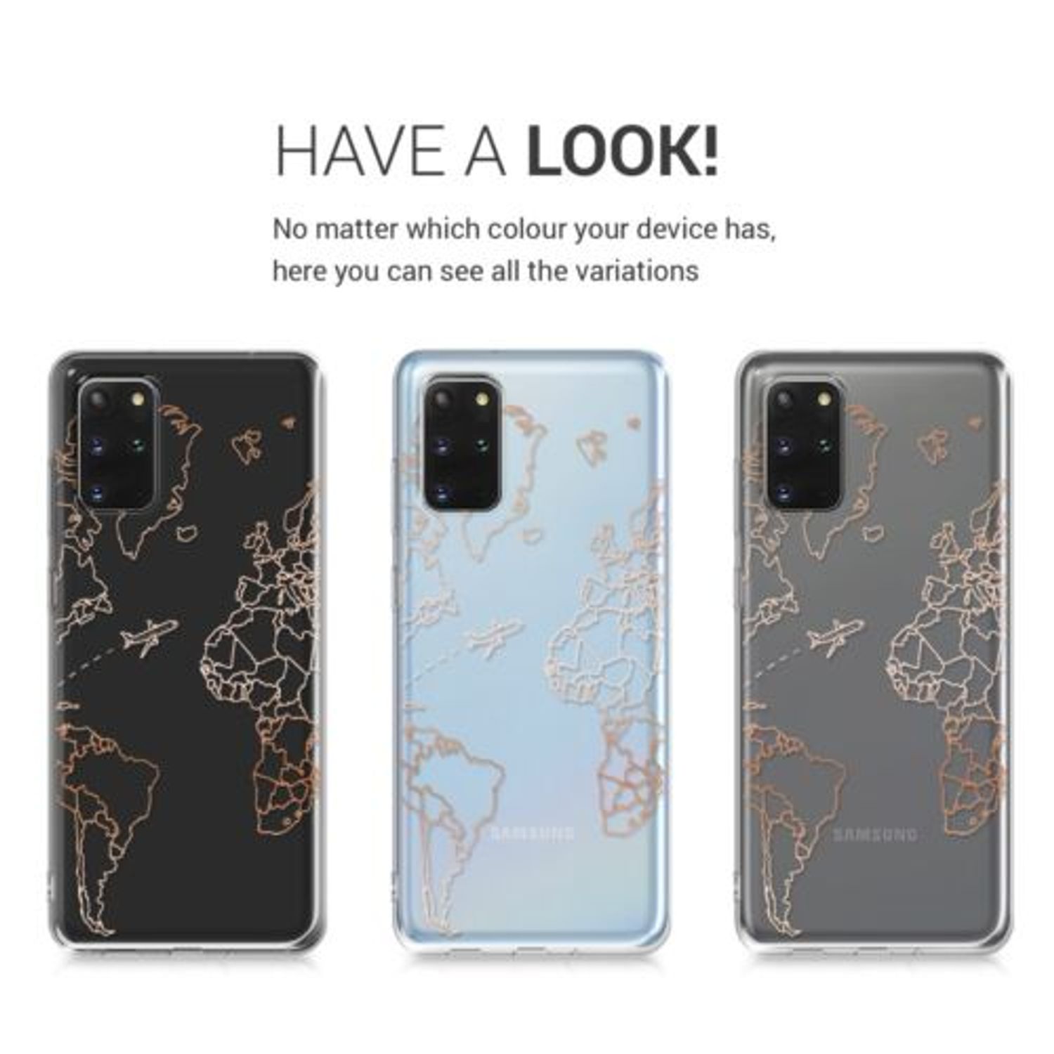 Husa pentru Samsung Galaxy S20 Plus, Silicon, Rose Gold, 51219.05 fotografia produsului View 5 L