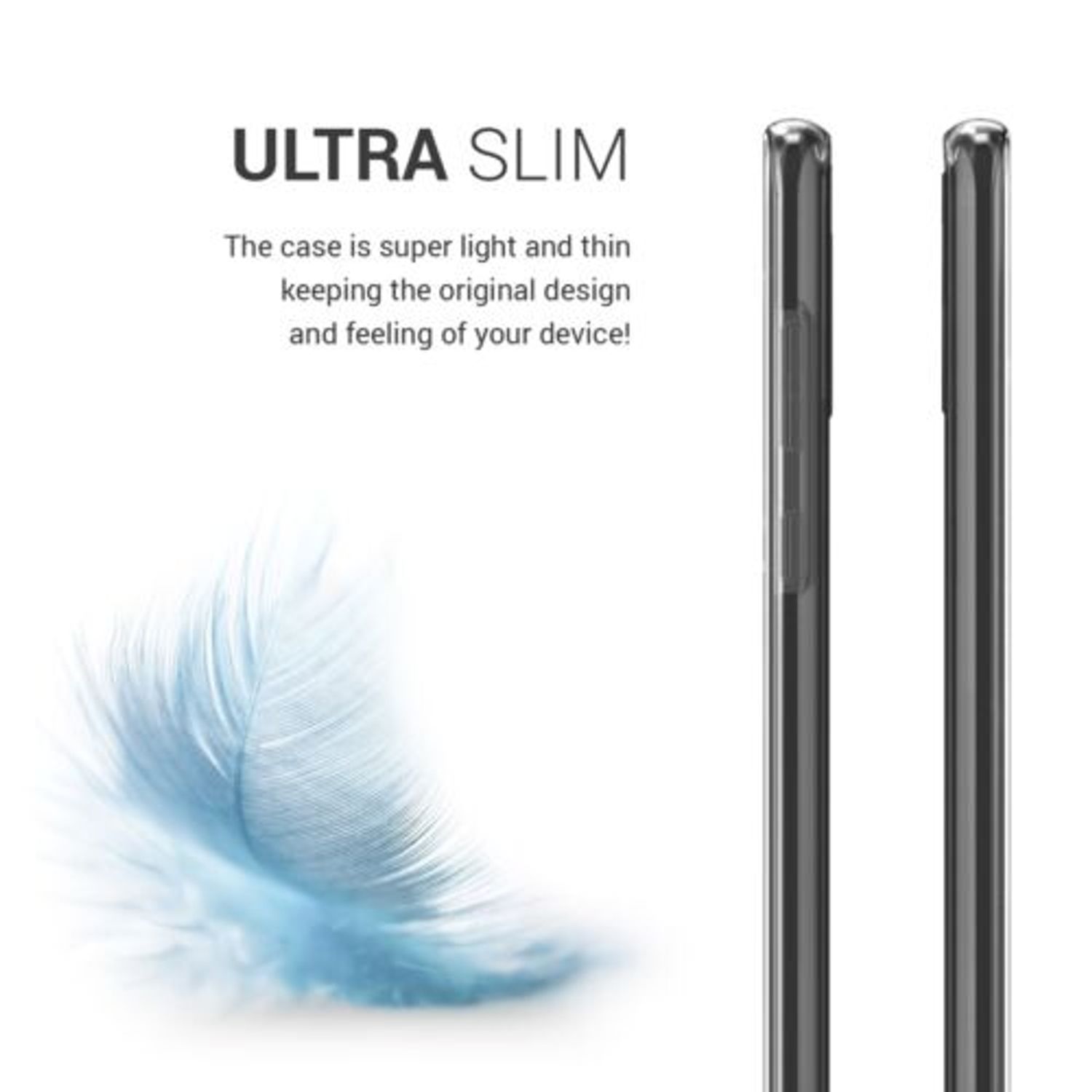 Husa pentru Samsung Galaxy S20 Plus, Silicon, Transparent, 51222.03 fotografia produsului View 5 L