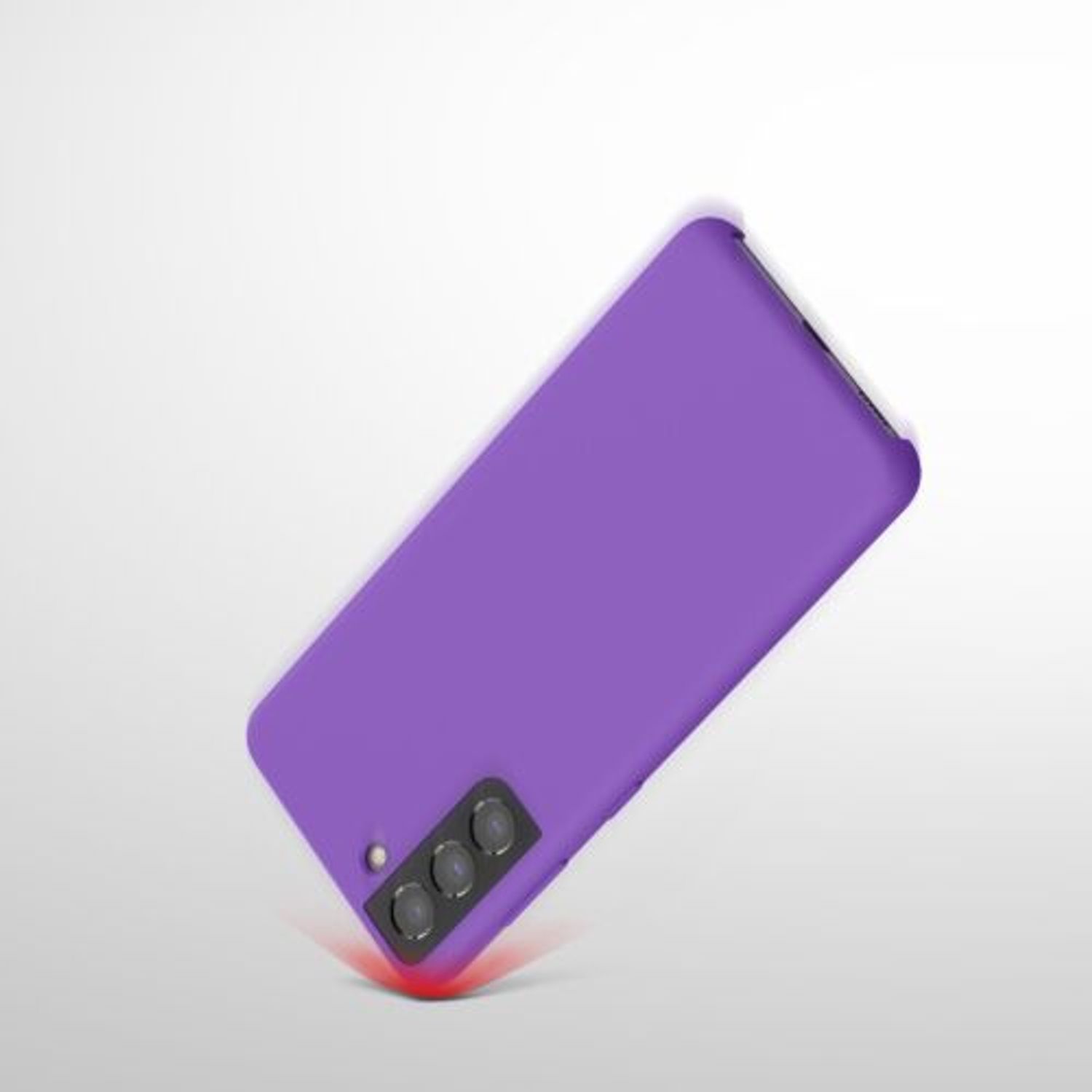 Husa pentru Samsung Galaxy S21, Silicon, Mov, 54056.221 fotografia produsului View 7 L