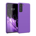 Husa pentru Samsung Galaxy S21, Silicon, Mov, 54056.221 fotografia produsului