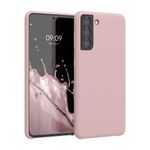Husa pentru Samsung Galaxy S21, Silicon, Roz, 54056.52 fotografia produsului