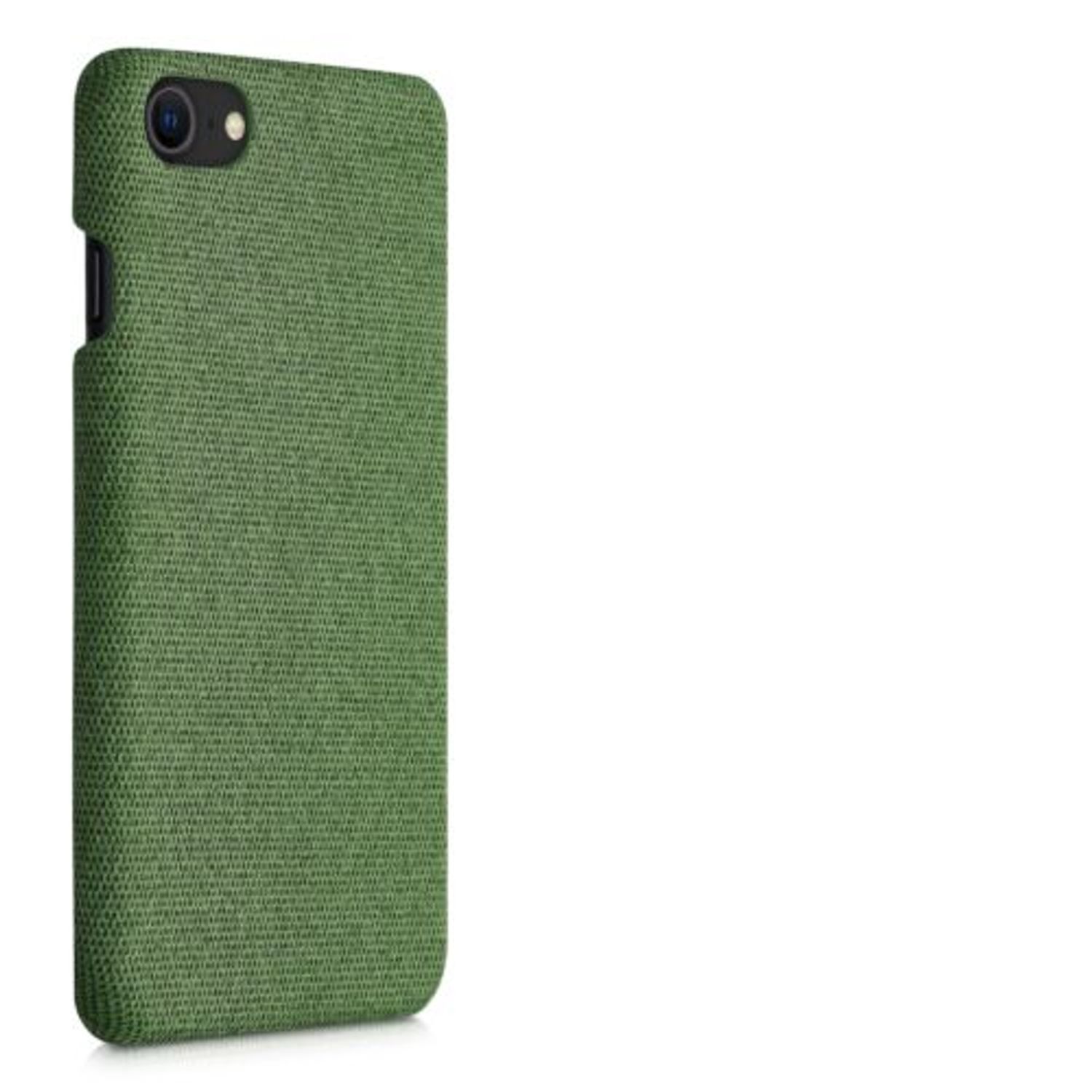 Husa pentru iPhone 8/iPhone 7/iPhone SE 2, Textil, Verde, 55754.07 fotografia produsului View 8 L