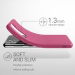 Husa pentru Samsung Galaxy S21, Silicon, Roz, 54055.100 fotografia produsului View 3 S