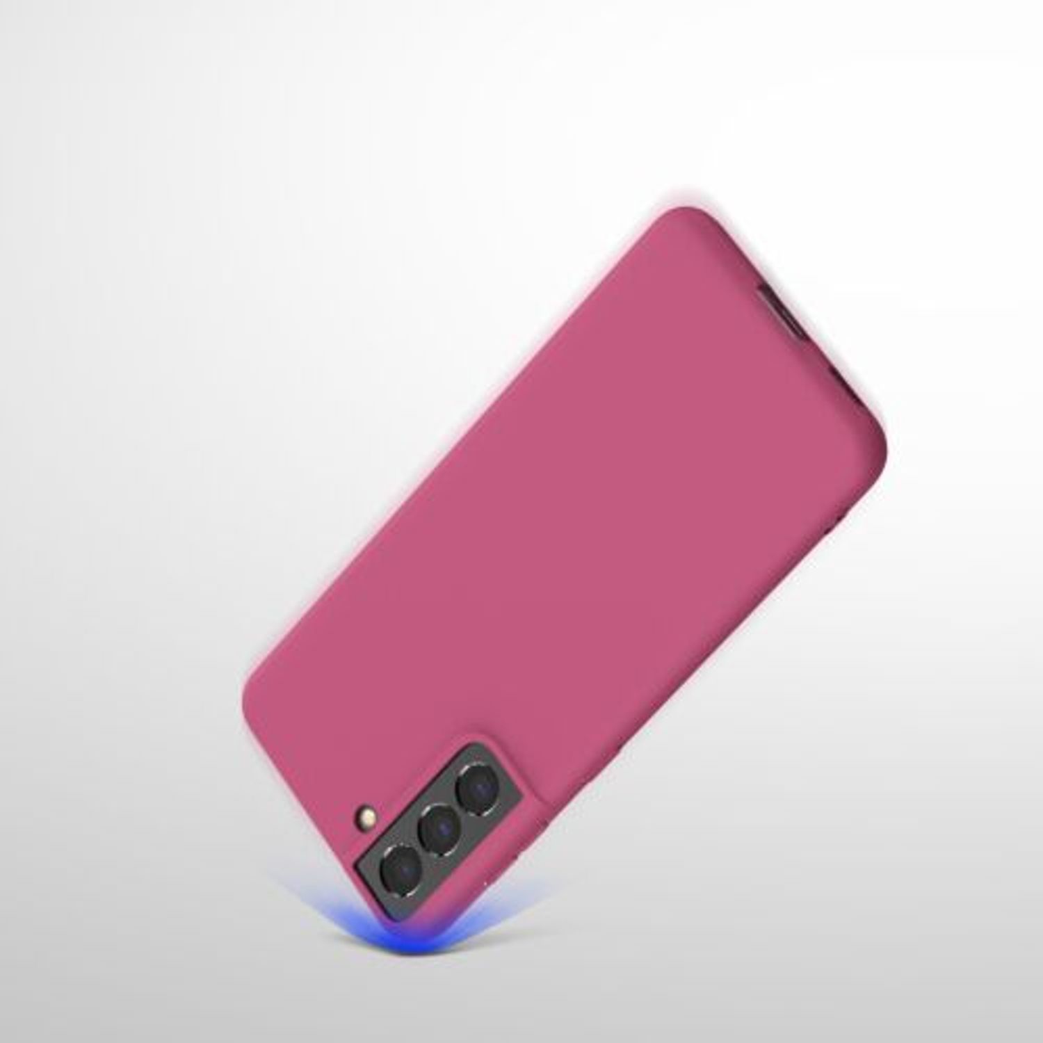 Husa pentru Samsung Galaxy S21, Silicon, Roz, 54055.100 fotografia produsului View 11 L