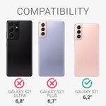Husa pentru Samsung Galaxy S21, Silicon, Roz, 54055.100 fotografia produsului View 6 S