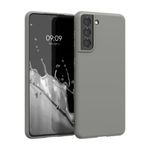 Husa pentru Samsung Galaxy S21, Silicon, Gri, 54055.155 fotografia produsului