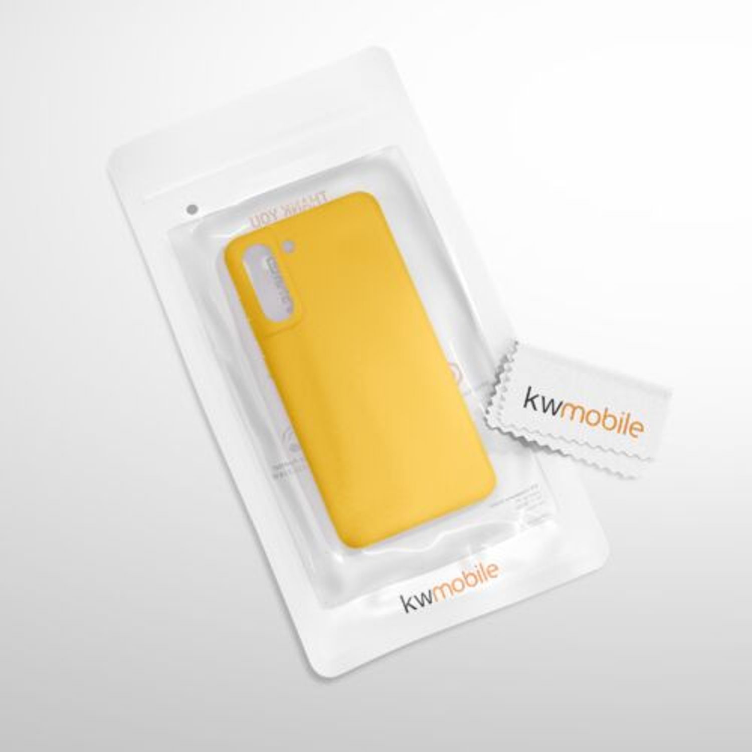 Husa pentru Samsung Galaxy S21 FE, Silicon, Galben, 55484.143 fotografia produsului View 9 L