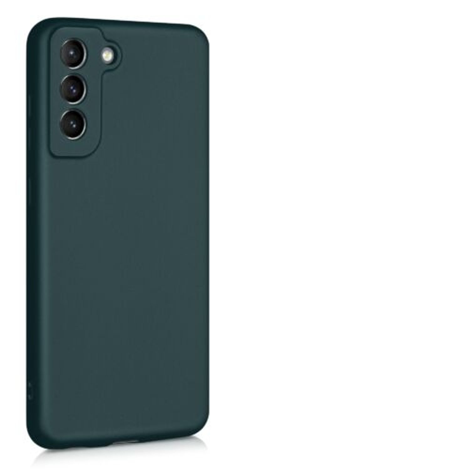 Husa pentru Samsung Galaxy S21 FE, Silicon, Verde, 55485.14 fotografia produsului View 7 L