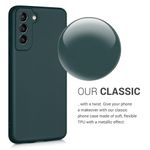Husa pentru Samsung Galaxy S21 FE, Silicon, Verde, 55485.14 fotografia produsului View 5 S