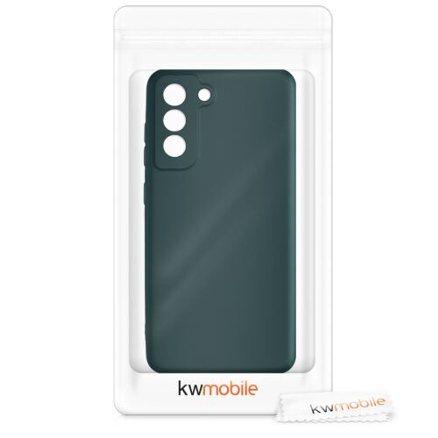 Husa pentru Samsung Galaxy S21 FE, Silicon, Verde, 55485.14 fotografia produsului View 8 L