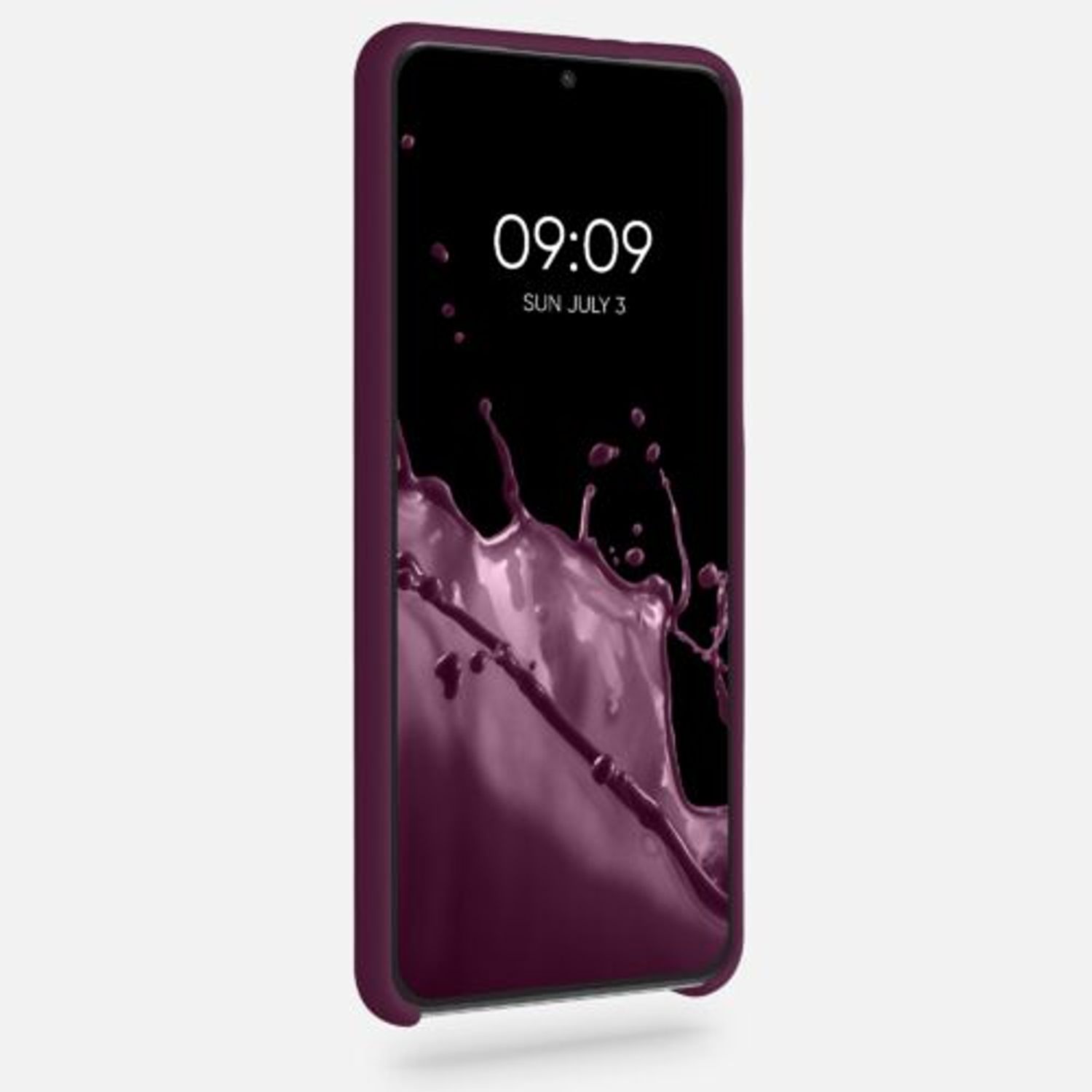 Husa pentru Samsung Galaxy S21 Plus, Silicon, Violet, 54066.187 fotografia produsului View 3 L