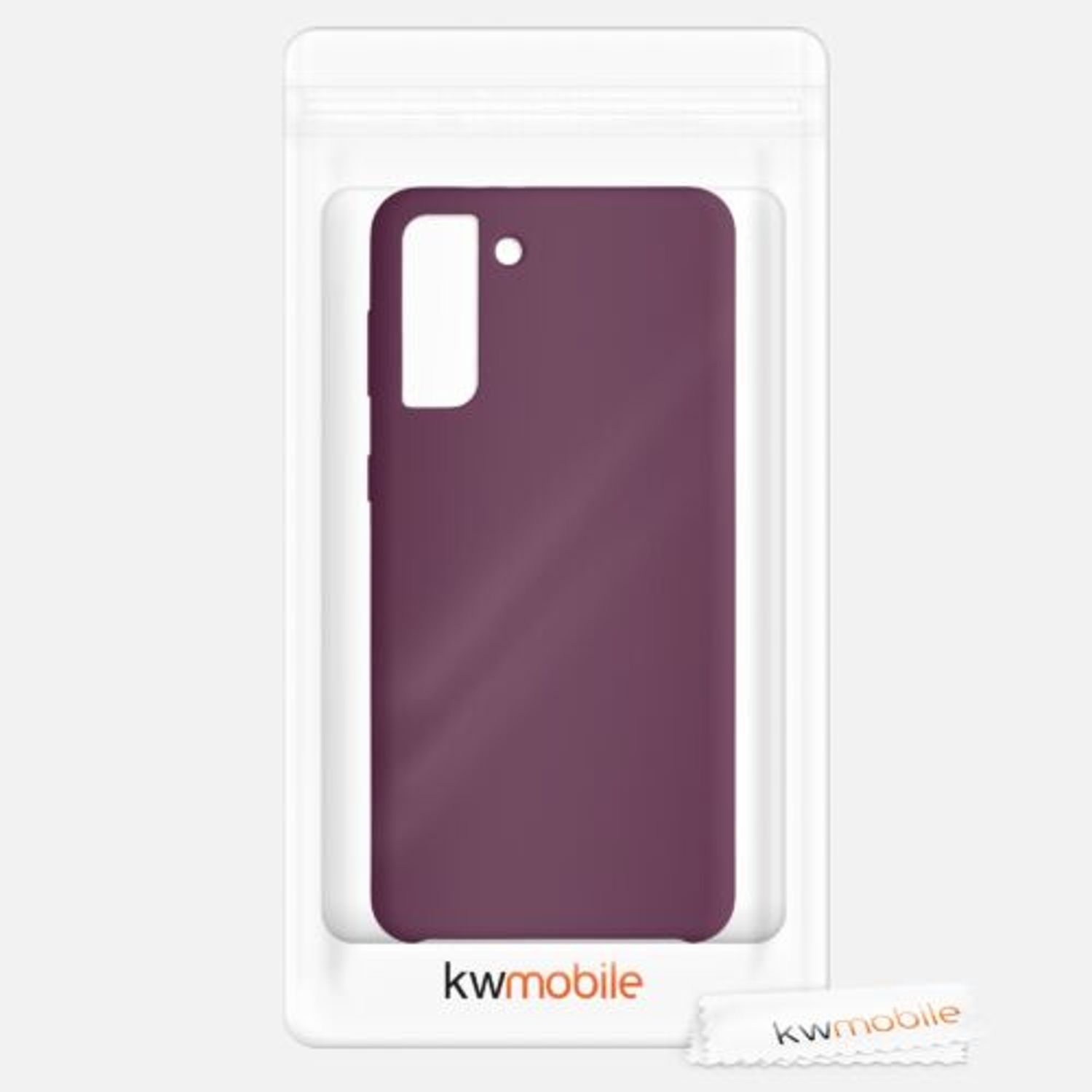 Husa pentru Samsung Galaxy S21 Plus, Silicon, Violet, 54066.187 fotografia produsului View 7 L