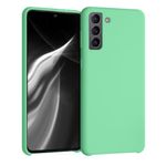 Husa pentru Samsung Galaxy S21 Plus, Silicon, Verde, 54066.147 fotografia produsului