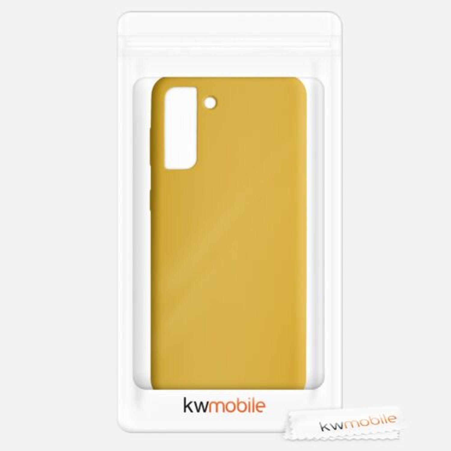 Husa pentru Samsung Galaxy S21 Plus, Silicon, Galben, 54066.143 fotografia produsului View 7 L