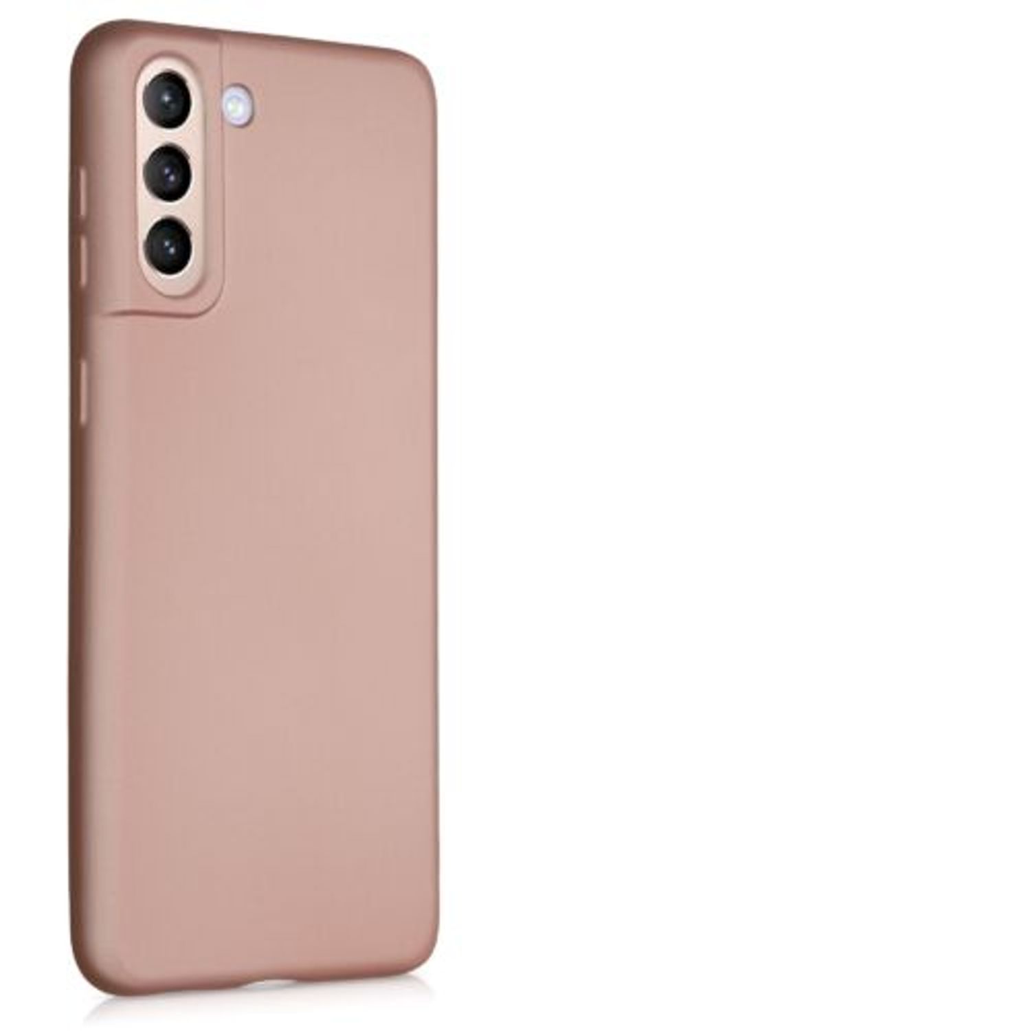 Husa pentru Samsung Galaxy S21 Plus, Silicon, Rose Gold, 54067.31 fotografia produsului View 8 L
