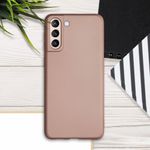 Husa pentru Samsung Galaxy S21 Plus, Silicon, Rose Gold, 54067.31 fotografia produsului View 3 S