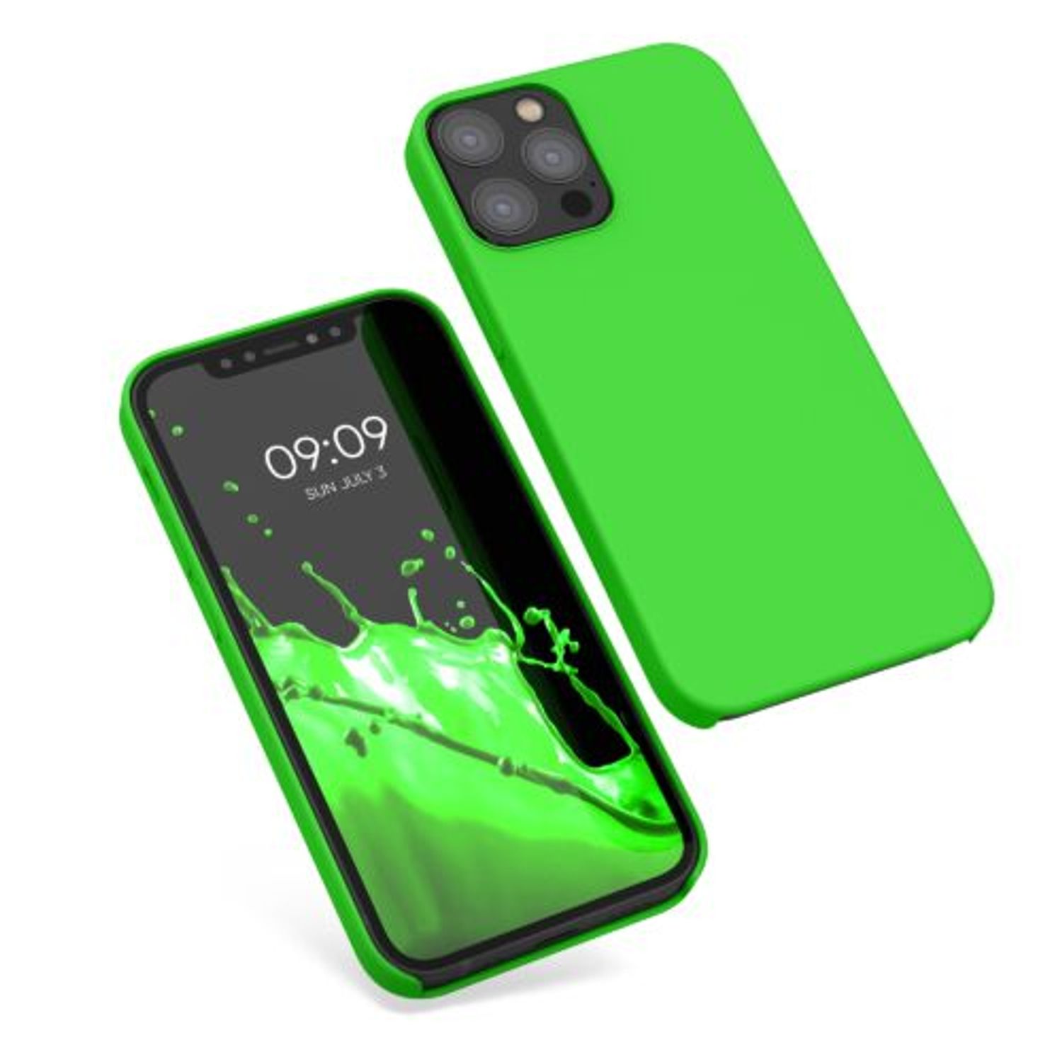 Husa Kwmobile pentru Apple iPhone 12/iPhone 12 Pro, Silicon, Verde, 52641.44 fotografia produsului