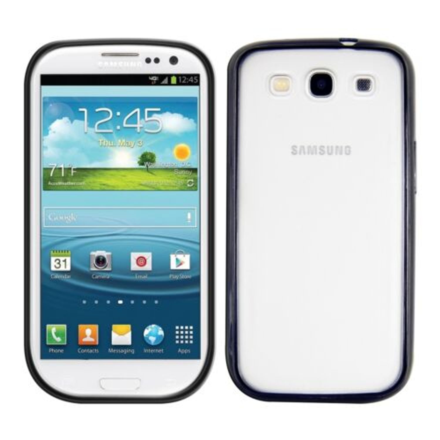 Husa pentru Samsung Galaxy S3, Silicon, Negru, 11178.01 fotografia produsului