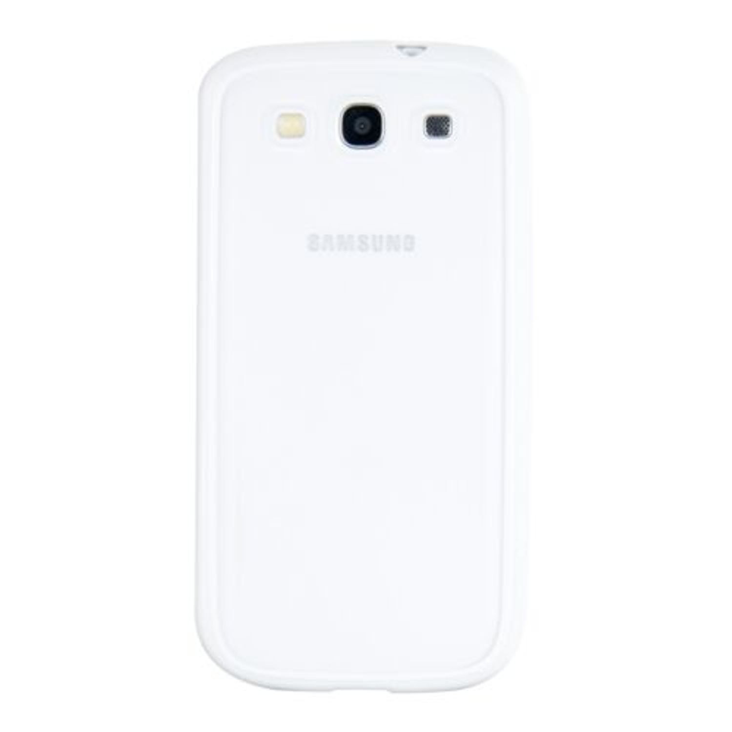 Husa pentru Samsung Galaxy S3, Silicon, Alb, 11178.02 fotografia produsului View 4 L