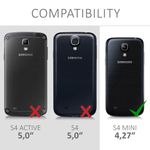Husa pentru Samsung Galaxy S4 Mini, Piele ecologica, Negru, 14312.01 fotografia produsului View 6 S