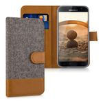 Husa pentru Samsung Galaxy S7, Textil, Gri, 39015.19 fotografia produsului