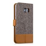 Husa pentru Samsung Galaxy S7, Textil, Gri, 39015.19 fotografia produsului View 4 S